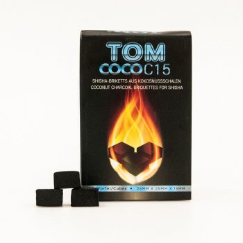 Tom Cococha Uhlíky k vodnej fajke 1 kg Blue Flat