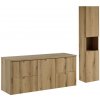 Comad Kúpeľňová zostava Nova Oak I so skrinkami 140 cm dub evoke