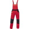 ARDON 4XSTRETCH / Montérkové nohavice s trakmi - červená 60