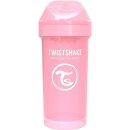 Twistshake láhev pro děti 360ml pastelově růžová