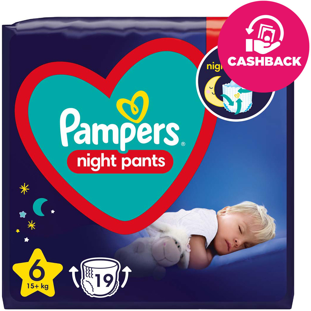 Pampers Night Pants 6 19 Ks