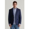 SAKO GANT SLIM WOOL FLANNEL CLUB BLAZER EVENING BLUE