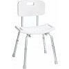Ridder A00602101 stolička s operadlom, nastaviteľná výška, biela