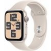 Apple Watch SE 44mm Hvězdně bílý hliník s hvězdně bílým sportovním řemínkem - M/L