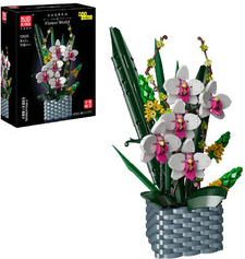 Mould King 10025 Orchidej Váza s kvetmi