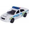 Teddies policajné auto na zotrvačník so zvukom a svetlom 15 cm