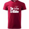 The Grillfather - Klasické pánske tričko vyššej gramáže - 2XL ( Marlboro červená )