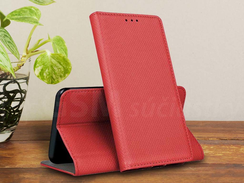Smart Book Samsung Galaxy A40, A405 Červené