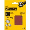 Dewalt DT3024 papier brúsny 115x115mm p180 dierovaný suchý zips 10ks