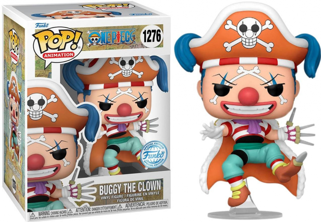 Funko Pop! 1276 One Piece Buggy The Clown Special Edition