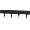 GARDENPLAST Záhradná palisáda STONE PALISADE 9,5 cm / 0,8 m čierna 1 ks