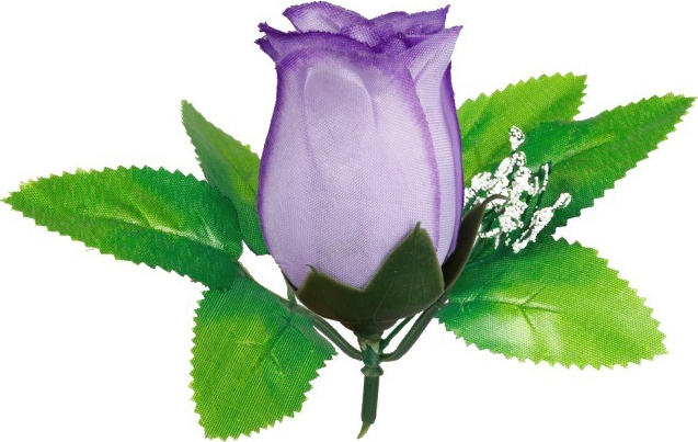 Umelá ruža puk - fialová