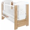New Baby Detská Postieľka Medvedík S Hviezdičkou Štandard Dub