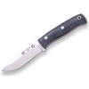 JOKER CM111 LYNX lovecký vonkajší nôž 10,5 cm, čierna, Micarta, kožené puzdro, paracord 2m