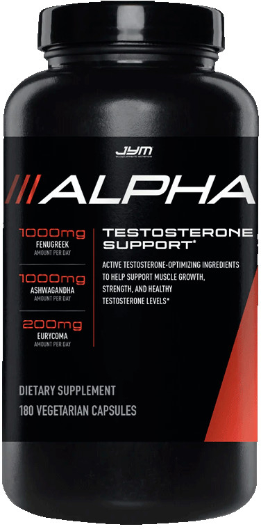 JYM Alpha Testosterone Support 180 kapsúl