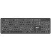 Klávesnica C-TECH KB-201-BL, nízkoprofilová, KB-201-BL