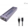 i-Tec USB 3.0/USB-C Charging HUB 9port LAN + Power Adapter 60W CACHARGEHUB9LAN