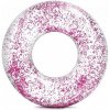 Nafukovací kruh INTEX 56274 Glitter 119 cm růžová