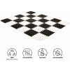KINDERKRAFT Podložka penové puzzle Luno 30 × 30 cm Black & White 30 ks 5902533913596