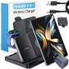 Nabíjačka QI pre Galaxy Z Flip Fold Galaxy Watch Buds 3v1 15W