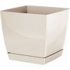 Kvetináč plast béžový Prosperplast 12 cm x 12 x 11 cm