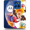 Picasee silikónový čierny obal pre Motorola Edge 50 Neo - Meadow