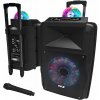 PRENOSNÝ BEZDRÔTOVÝ BLUETOOTH REPRODUKTOR S LED GUĽOU 700 W, SILNÝ PYLE, RÁDIO
