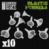 Plastic funnels plastové lieviky 10 ks