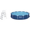 Bestway Bazén Steel Pro, Ø 366 x 84 cm + Bazénový rebrík, 107 cm (800010838)