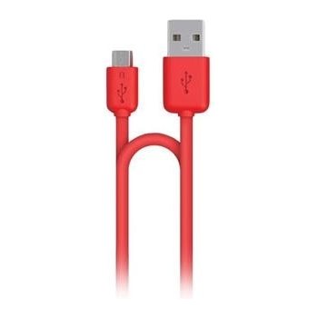 Cygnett CY1480PCMIC Micro USB/USB 1,2m, červený