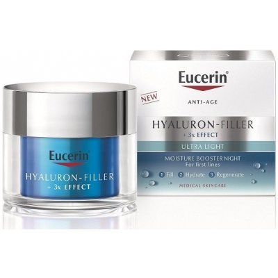 Eucerin HYALURON-FILLER + 3x EFFECT Hydratačný Booster nočný 50ml
