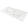 Deante Tubo umývadlo 80x38.5 cm obdĺžnik umývadlo na nábytok-vstavané umývadlo biela CTU_6U8M