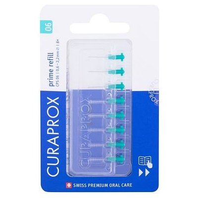 Curaprox CPS 06 Prime Refill 0,6 - 2,2 mm náhradní mezizubní kartáčky 8 ks