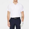 Pánska polokošeľa J.Lindeberg Sola Regular Fit Polo White L