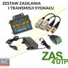 ZAS4UTP - Sada napájania a prenosu pre 4 CCTV kamery po UTP skrutke
