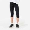 DOMYOS DIEVČENSKÉ 3/4 LEGÍNY 100 NA CVIČENIE ČIERNE 113-122 cm