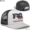 Fox Yth Checker Mesh Trucker Hat detská šiltovka wht, biela, one size
