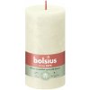 Bolsius sviečka valec Rustic Shine Soft Pearl krémová 68x130mm
