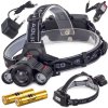 Bailong viedol hlavu baterky cree XM-L T6 2x XP-E