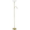 Eglo EGLO 82844 - Stojacia lampa UP 2 1xE27/60W + 1xE14/25W mosadz EG82844 + záruka 3 roky zadarmo