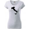 Taliansko obrys - Dámske tričko Pure - XL ( Svetlosivý melír )