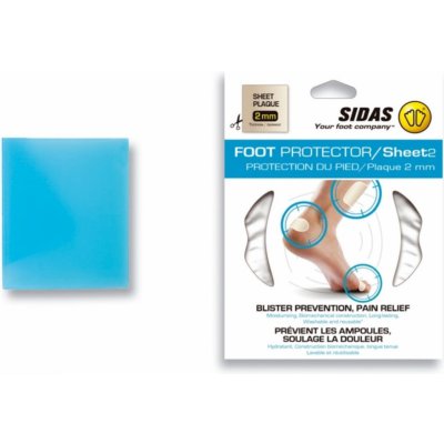 Sidas Foot Protector Sheet ochrana nôh modrá 2 mm 1 ks
