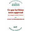 Ce que la Chine nous apprend