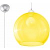 Žlté stropné svietidlo Sollux Bilbao