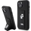 Karl Lagerfeld Saffiano Gripstand kryt na iPhone 15 (KLHCP15SGSAKCPK) - Karl&Choupette