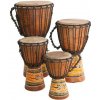 Authentic - DJEMBE S Aboridžinejskou MAĽBOU MAHAGÓN 30 CM