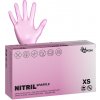 Espeon NITRIL SPARKLE bezpudrové nitrilové rukavice - perleťovo ružové 4,0g Veľkosť: XS