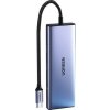 USB HUB Ugreen Adaptér UGREEN 9v1 CM490 Hub USB-C, 2x USB-A 3.0, USB-A 2.0, 2x HDMI 4K/60Hz, SD/TF, RJ45