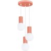 Sollux Sollux SL.1755 - Luster na lanku HALO 3xG9/8W/230V pr. 25 cm ružová SLX1468 + záruka 3 roky zadarmo + záruka 3 roky zadarmo