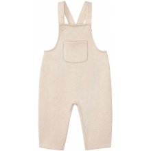 LUPILU Dievčenské nohavice na traky béžová